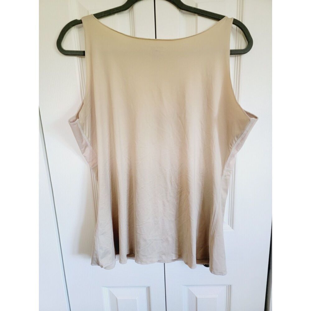 Spanx 3X Hide + Sleek Cami Shaper Beige‎ Nude Tank Top Women's Size 3X - Picture 2 of 5